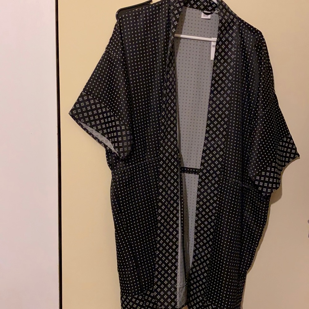 Stunning black kimono jacket